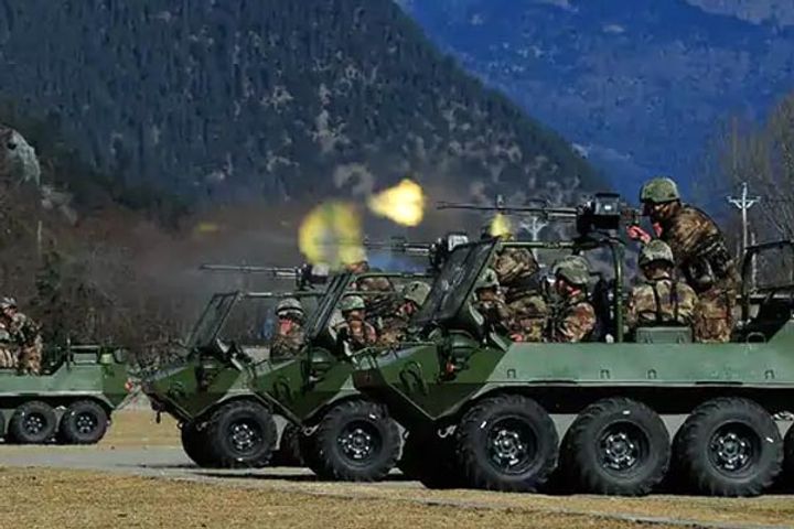 China launched its robo army and unmanned vehicles in front of the soldiers of the Indian Army