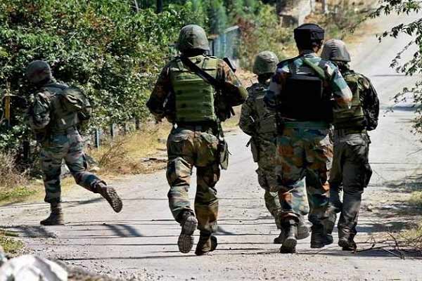 Encounter Between Security Forces And Terrorists In Pulwama In Jammu and Kashmir
