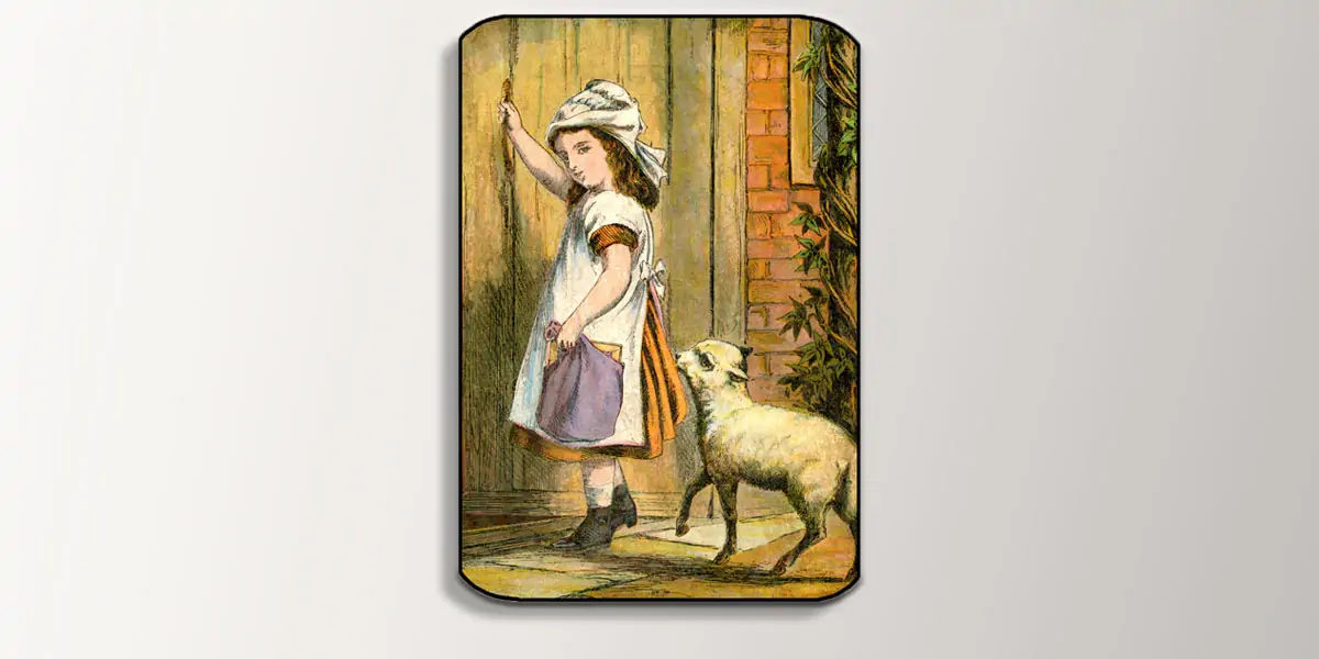 Mary Sawyer, Mary had a little lamb