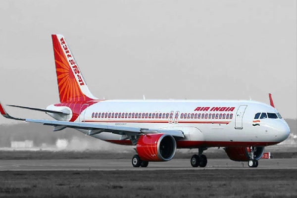Air India flight from Italy to Amritsar