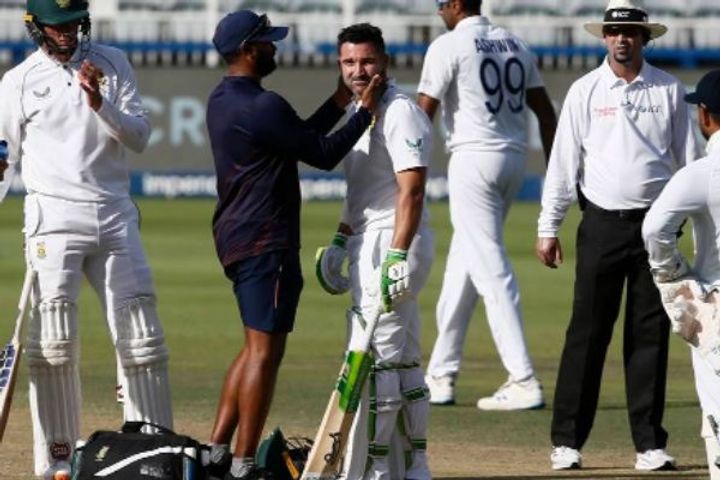 South Africa beat India by 7 wickets in the second test, Dean Elgar made a special record