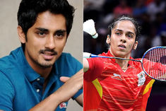 Siddharth and Saina Nehwal