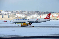severe winter stopped europes speed airport closed vehicles stuck on roads