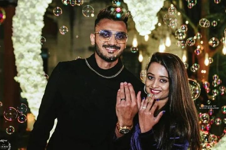 Axar Patel gets engaged to nutritionist Meha on 28th birthday
