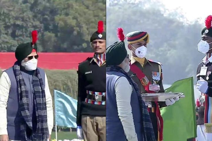 PM Modi addresses NCC cadets, got guard of honor