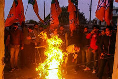 Dissatisfied with ticket distribution in Manipur, BJP workers ransacked