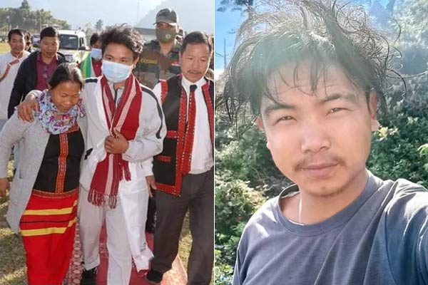 Father of Miram a young man missing from Arunachal says that his son was kicked by the Chinese army 