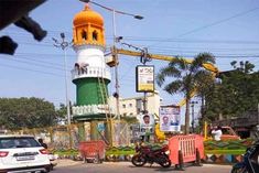 Jinnah Tower painted in the colors of the tricolor in Guntur, arrangements are being made to hoist t