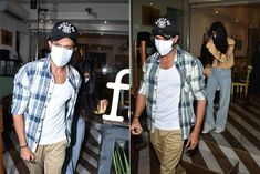 Hrithik and Saba Azad were seen together again, Saba bent her hair down looking at the camera