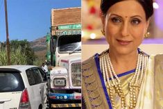 Actress Kishori Shahane Meets With Accident Near Mumbai