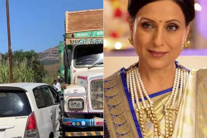 Actress Kishori Shahane Meets With Accident Near Mumbai