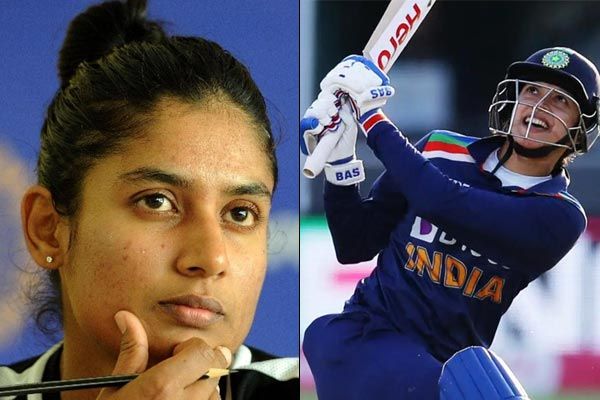 smriti mandhana reached the top 5 mithali raj remained at number two