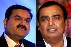 Mukesh Ambani and Gautam Adani