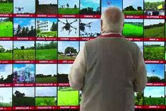 Drones flew in the fields at 100 different places in the country PM Modi inaugurated