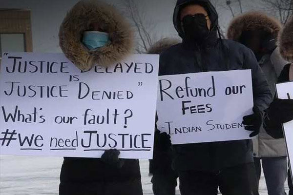 indian students in trouble amid protests in canada