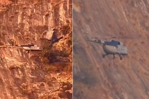 student trapped below 300 feet after falling from a hill the air force saved his life in this way