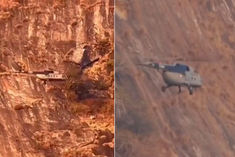 student trapped below 300 feet after falling from a hill the air force saved his life in this way