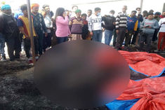 Fire broke out in crackers company