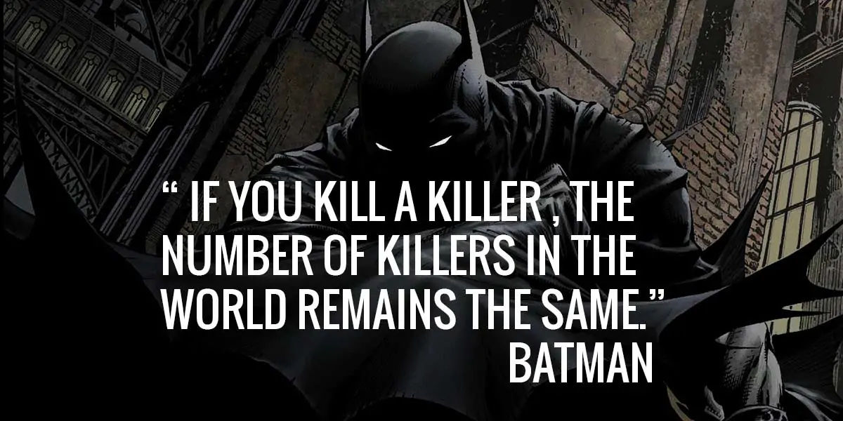 Did You Know Facts : Did you Know? Batman operates under a rigorous 'No  Kill' policy. | Shortpedia