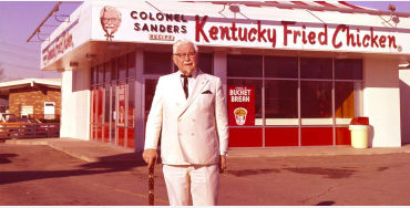 kfc, kfc first outlet, first kfc, history of kfc, kfc history, col sanders 
