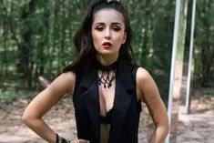 Russian actress Laysan Karimova