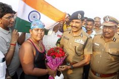 This girl from Tamil Nadu swam from Thalaimannar in Sri Lanka to Dhanushkodi in Arichalmunai in 13 h