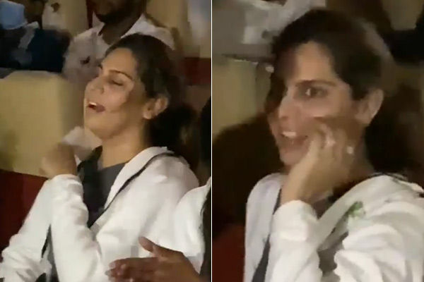 Upasana reached the theater to watch 'RRR', seeing Ram Charan sitting behind such an act, vi