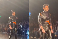 AAP leader Raghav Chadha made his ramp debut, Aparshakti Khurana supported