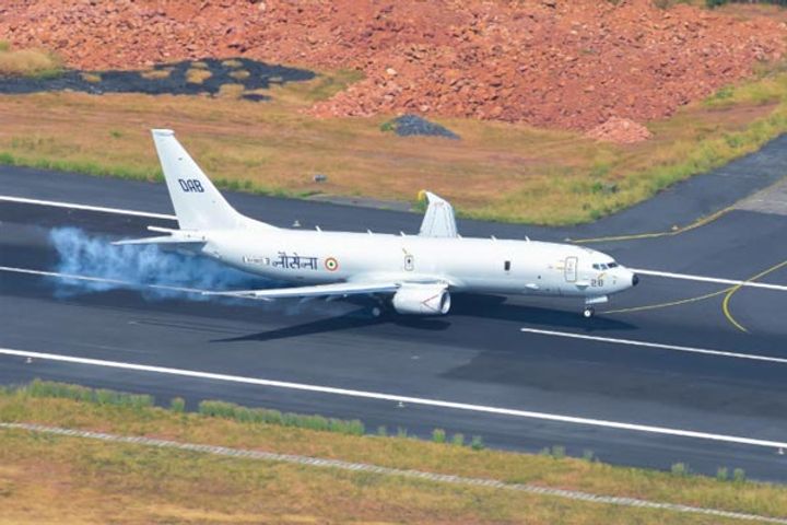 P8I aircraft inducted into Indian Navy's Air Squadron