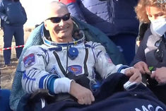 American Astronaut Mark Vande Hei returned to Earth with two Russian Astronauts