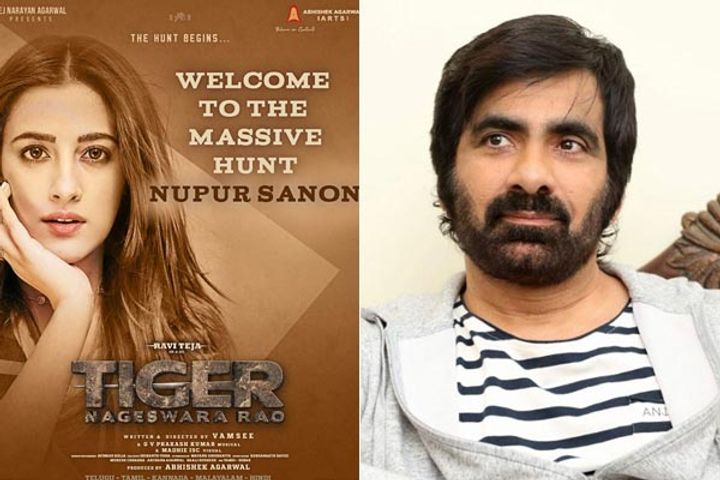 Nupur Sanon entry in Ravi Teja pan Indian film Tiger Nageswara Rao