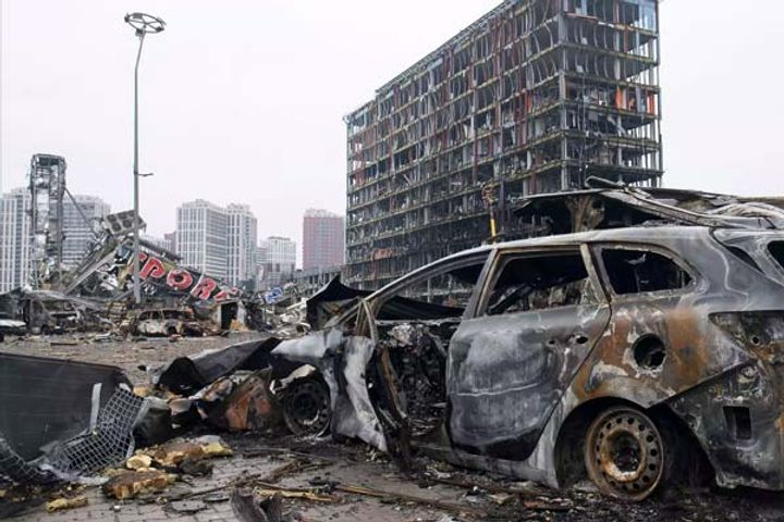 Russian army accused of using children as human shield