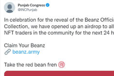 Punjab Congress official Twitter account hacked