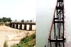 60 feet long bridge theft in bihar