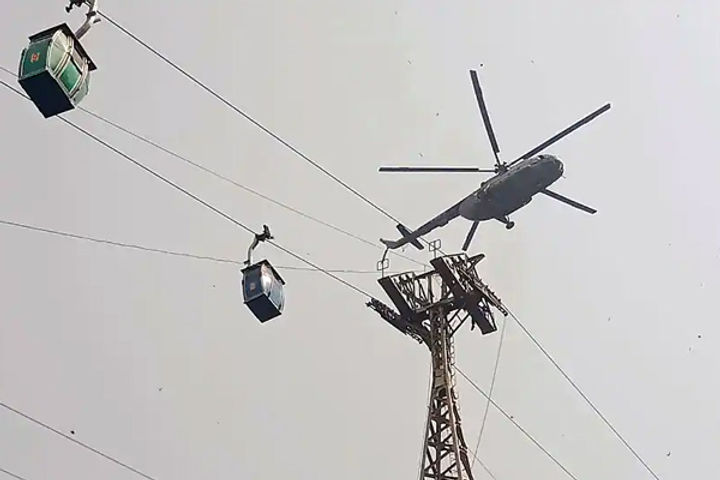 jharkhand ropeway rescue operation ends 46 out of 48 rescued 4 killed