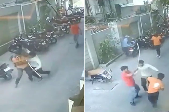 swiggy companys delivery boy brutally assaulted in indore