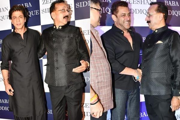 Many Bollywood celebs including Salman Shahrukh arrived at Baba Sidhkis Iftar party
