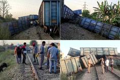 16 coaches of a goods train derailed in Ropar last night