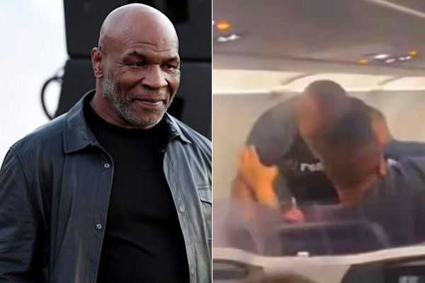 Mike Tyson punches his co passenger in flight video surfaced