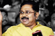 Amma Makkal Munnetra Kazhagam leader TTV Dhinakaran appears before ED