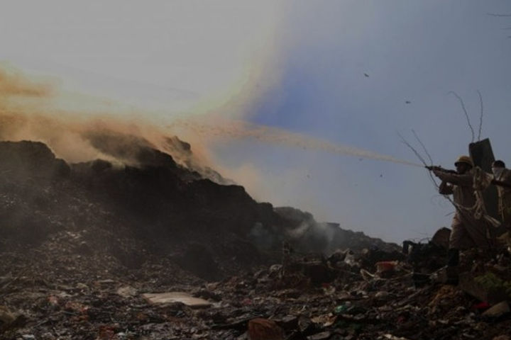 Bhalswa garbage site fire case