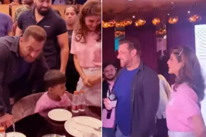 Salman Khan leaves netizens impressed as interacts with kids at Jacqueline Fernandez foundation part