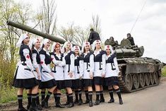 russia casts cheerleaders in ukraine war