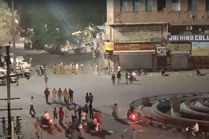 Clashes between two communities in Jodhpur, dispute started over flag, internet services stopped Clashes between two communities in Jodhpur, dispute started over flag, internet services stopped