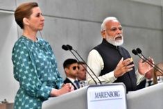 PM Modi Met Denmark Prime Minister Mette Frederiksen Signed Nine Agreements
