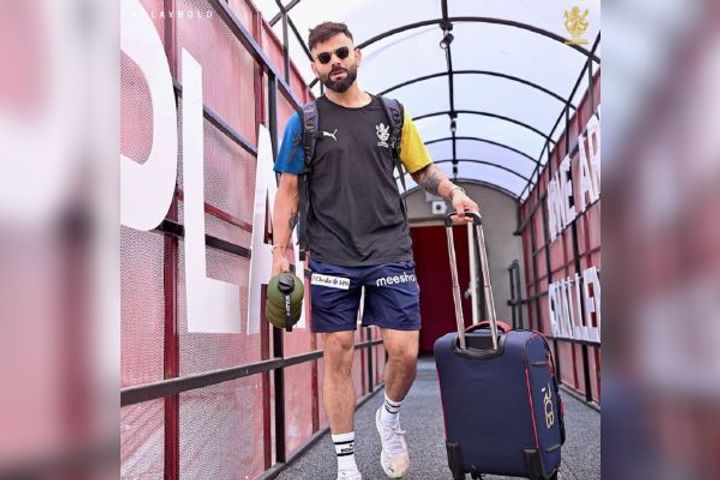 Virat Kohli seen in new look, fans comparing him with Hollywood actor