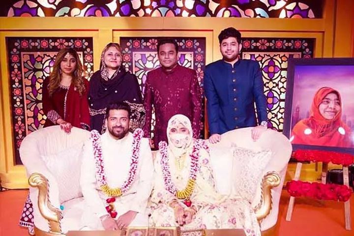 ar rahman daughter khatija married riyasdin riyan
