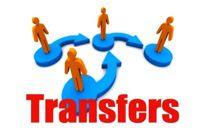 ias and pcs officers transferred in up