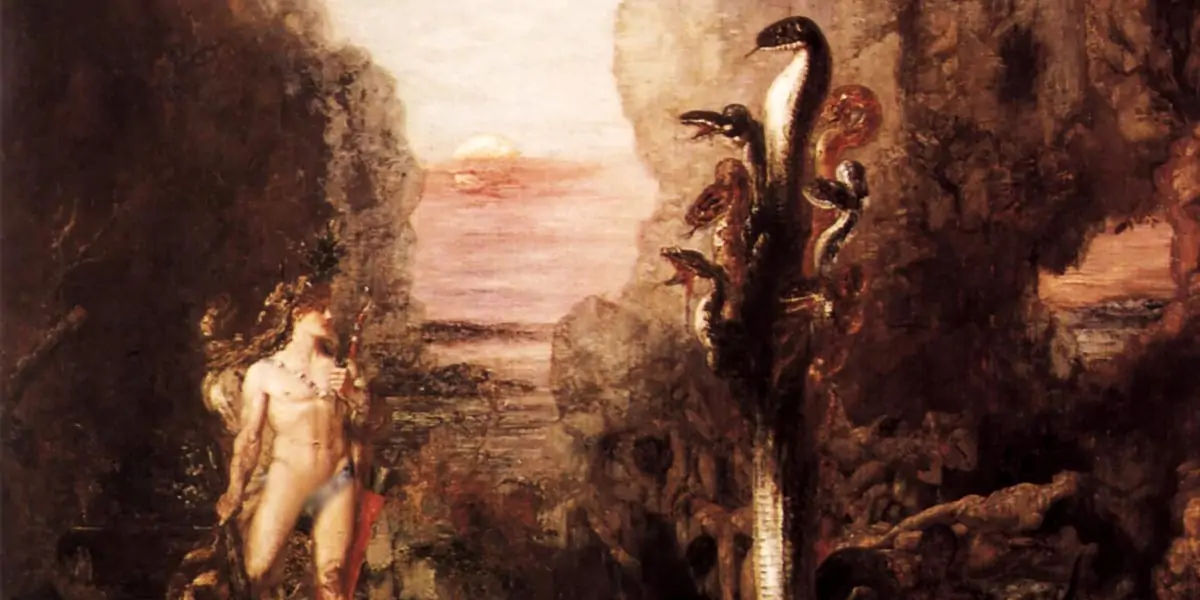 greek, greekmythology, hydra, heracles, lernaean, monster, lerna, zeus, humankind, watersnake, hydra