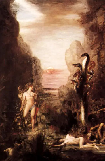 greek, greekmythology, hydra, heracles, lernaean, monster, lerna, zeus, humankind, watersnake, hydra